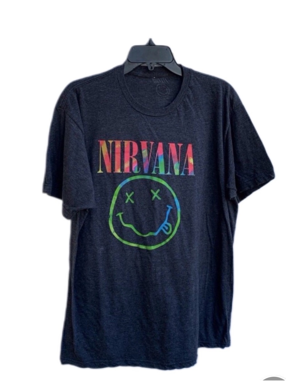 Nirvana Men’s Tee with Rainbow Logo